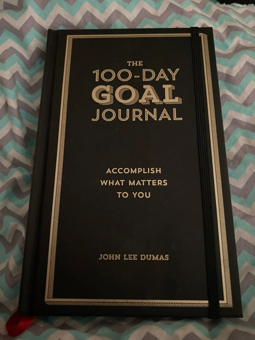 NEW! John Lee Dumas Black 100-Day Goal Journal